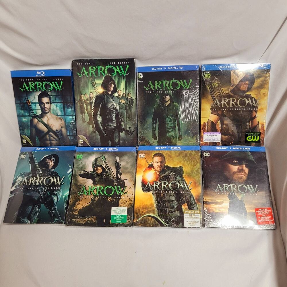 ARROW - The Complete Series Collection (Blu-ray DVD Set) - NEW- DC Super Hero